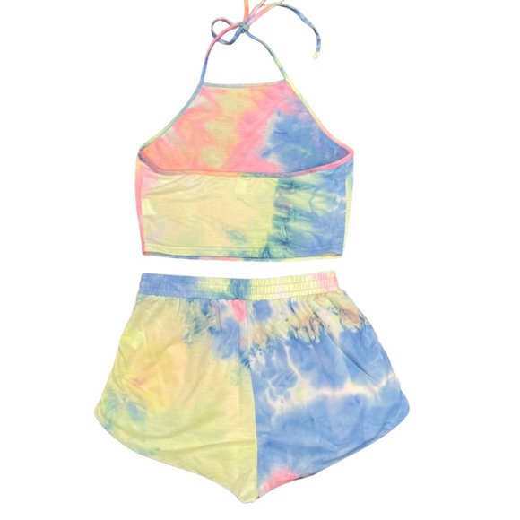 Lounge Short & Crop Top Set - Picture 2 of 11